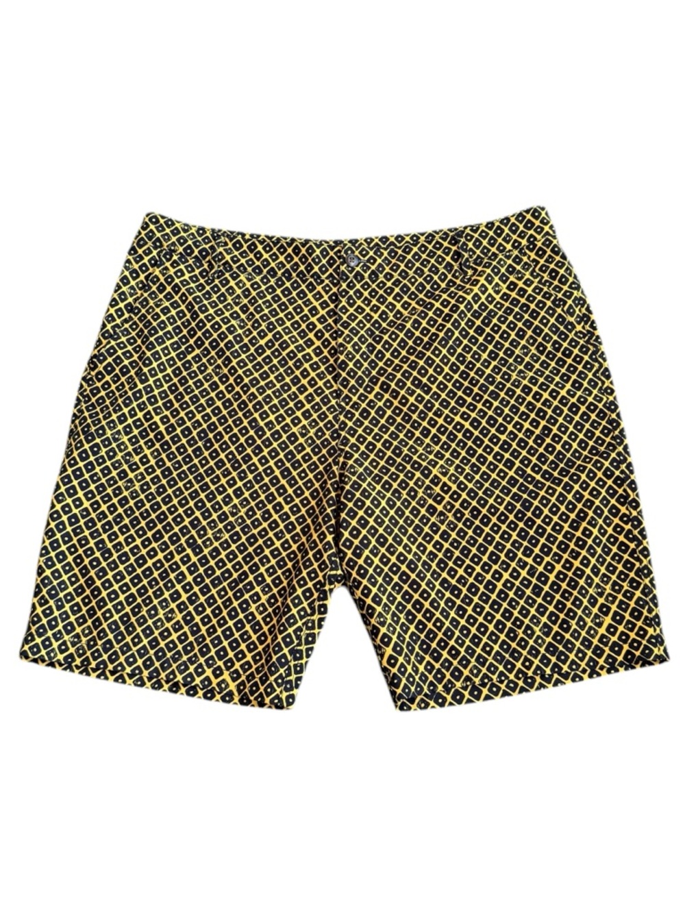 Manaola men’s flat front shorts golf pockets belt loops polyester spandex 38